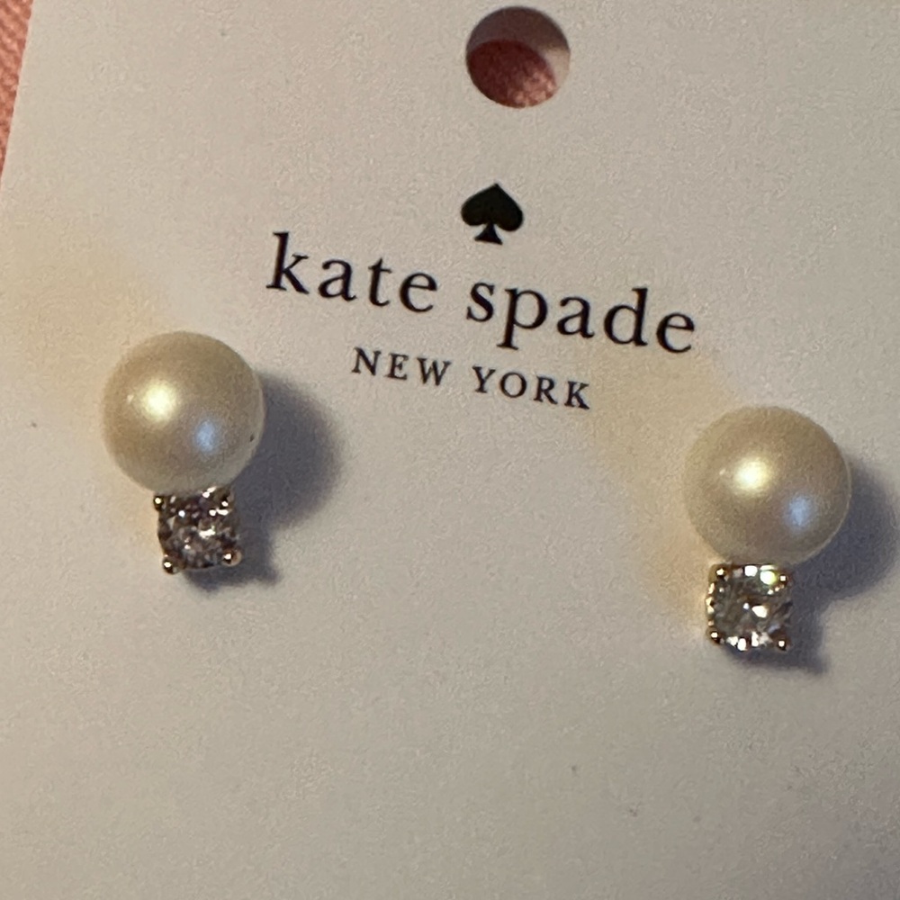 Kate Spade gold stud earrings